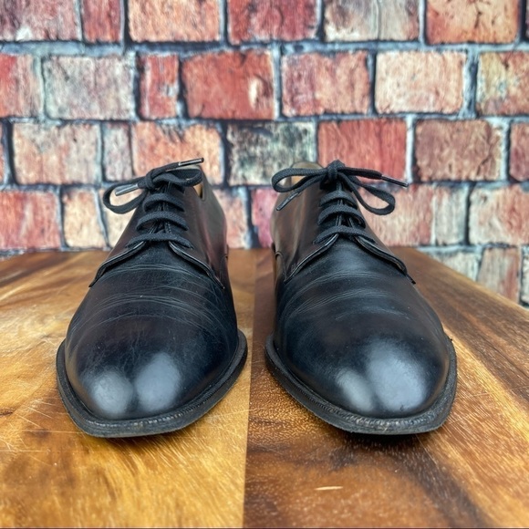 𝅺ROBERT Clergerie Paris Men’s Leather Oxfords in Black Size Men’s Fr 40.5 US 7.5 - Picture 7 of 12